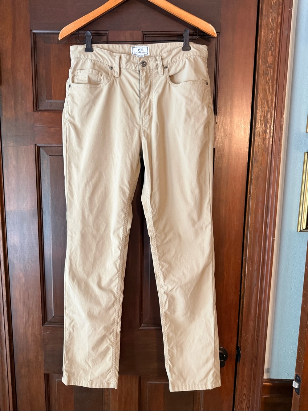 Southern Tide Men's Khaki Straight-Leg Chinos